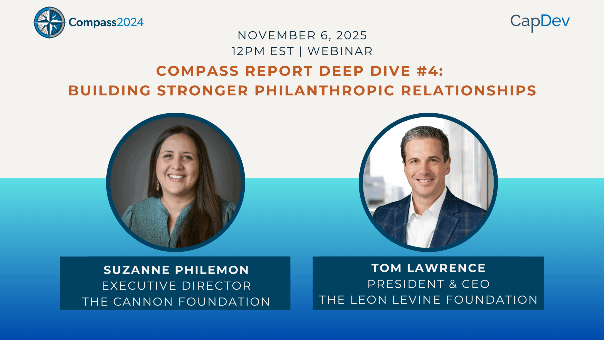 WEBINAR: CapDev Compass Report 2024: Deep Dive #4 — Building Stronger Philanthropic Relationships