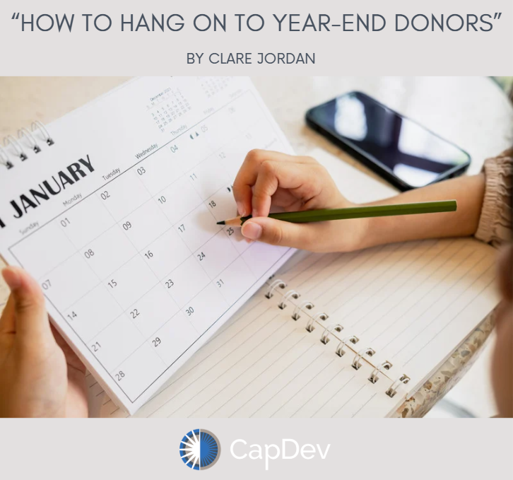 How to Hang on to Year-End Donors 