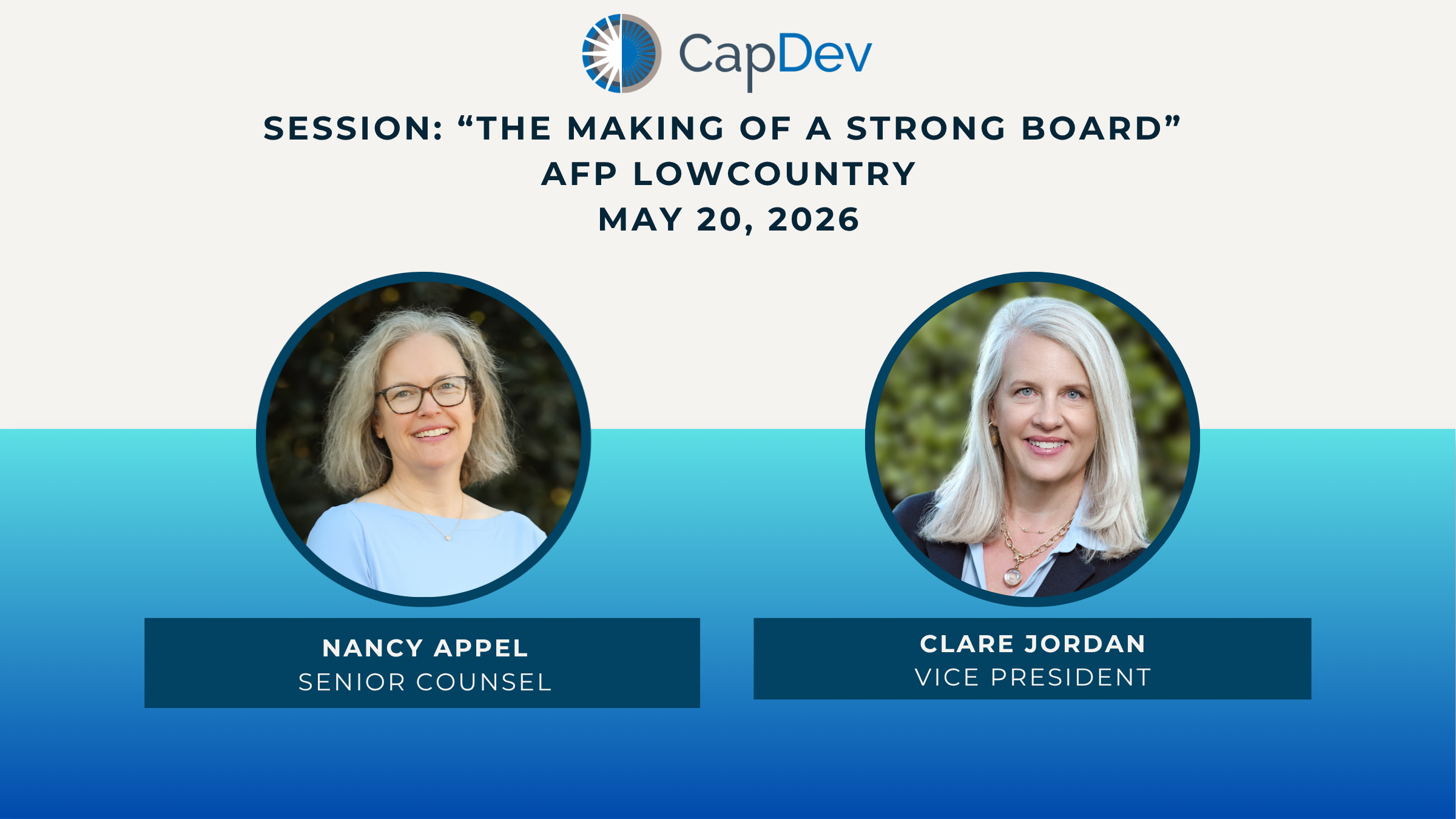 “The Making of a Strong Board,” AFP Lowcountry
