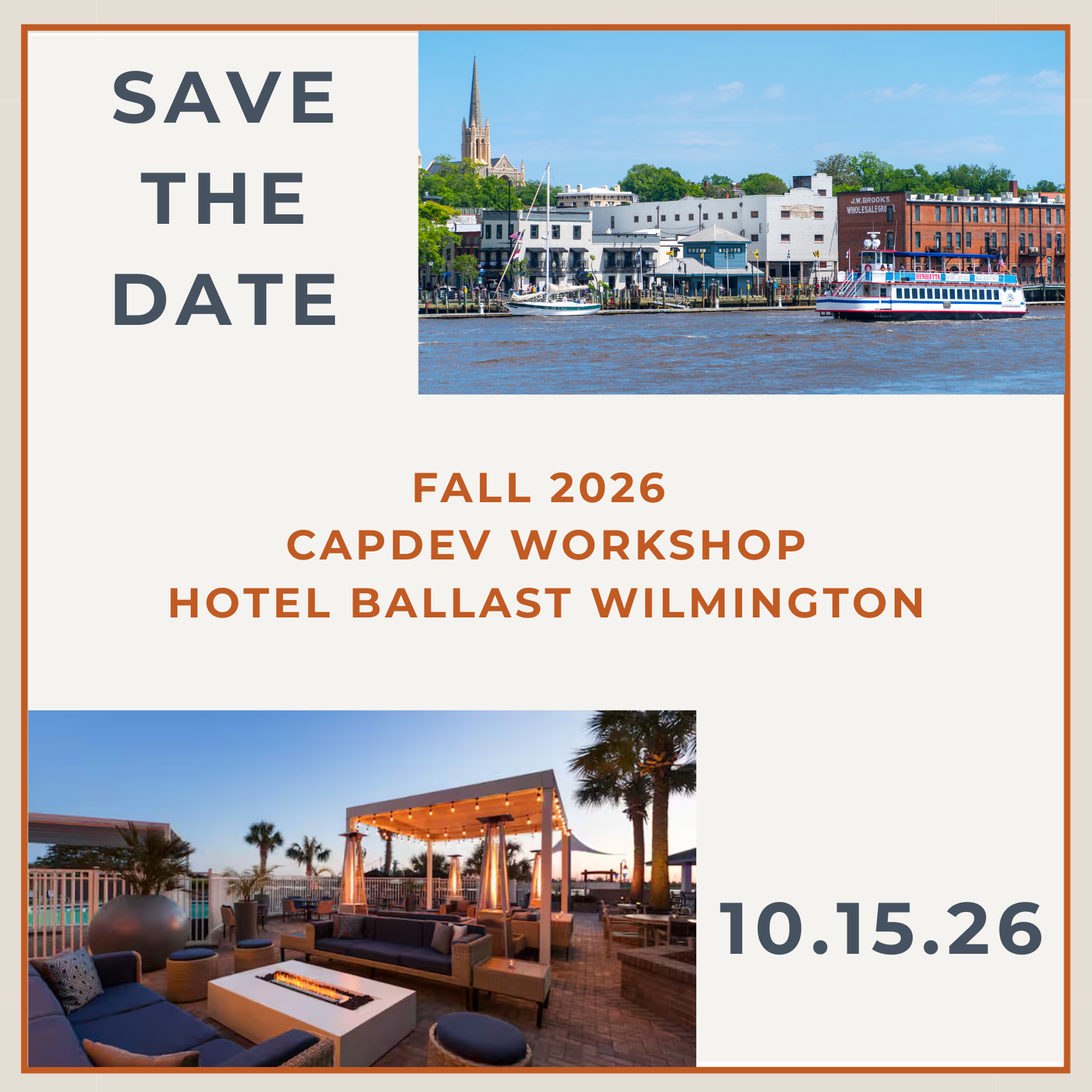 Fall 2026 CapDev Workshop