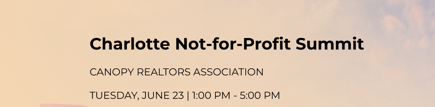 “What You Need to Know About the State of Philanthropy,” Charlotte Not-for-Profit Summit